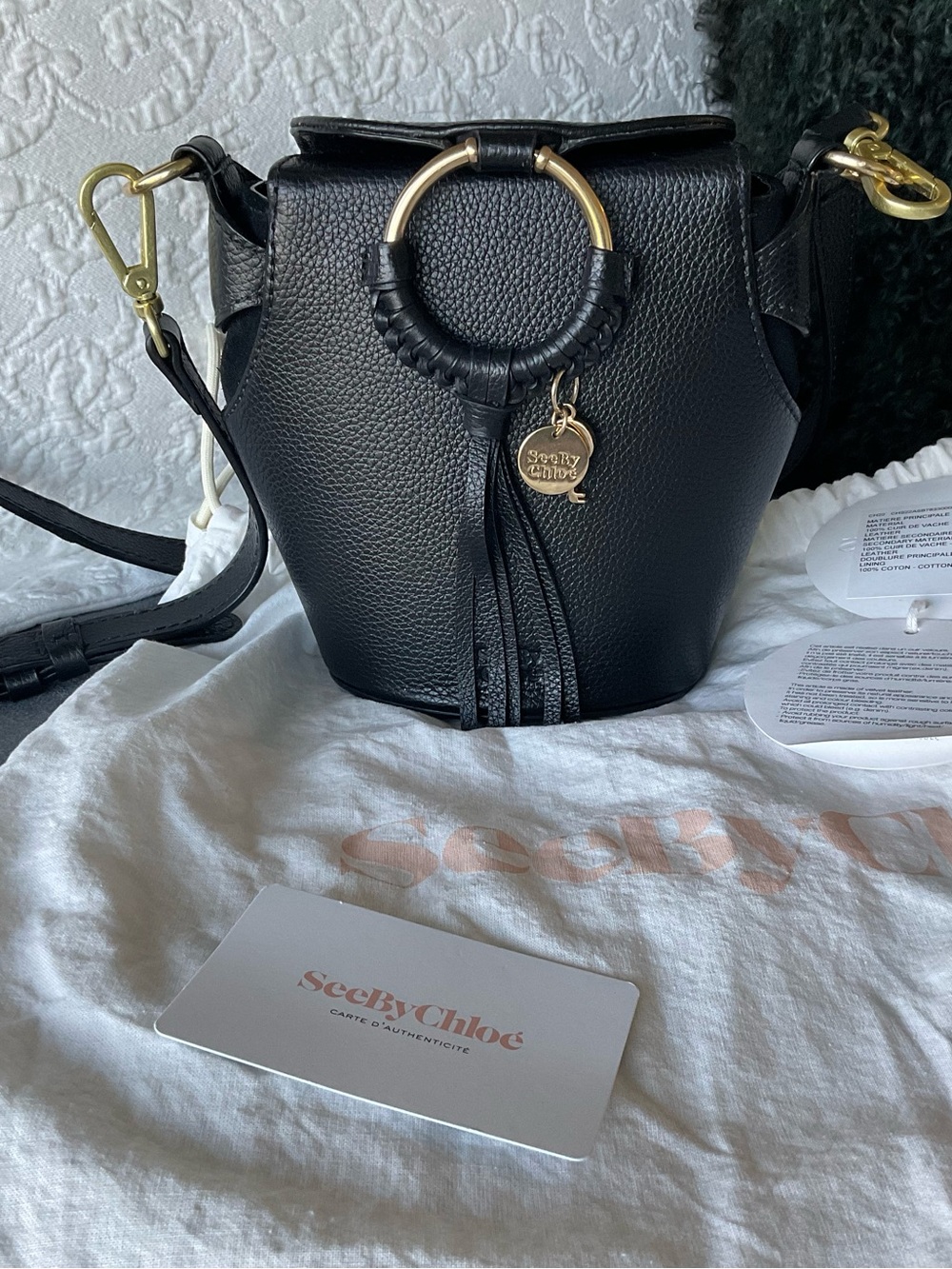 Authentic See By Chloe Black Joan Bag